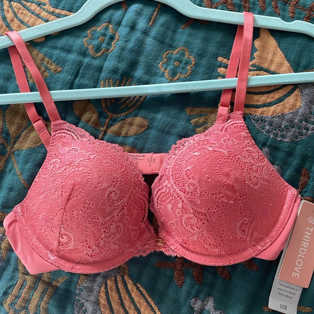 NWT Thirdlove Lace Push-up Bra 32B—Rare Find